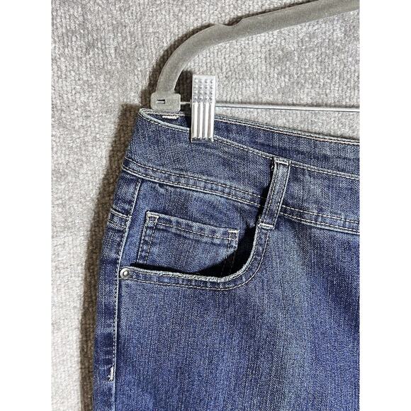 JMS Just My Size Straight Leg Jeans Womens Size 18W Stretch Blue Denim Pockets - Picture 4 of 8